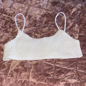 SHEIN | White Bikini Top | Size: Small